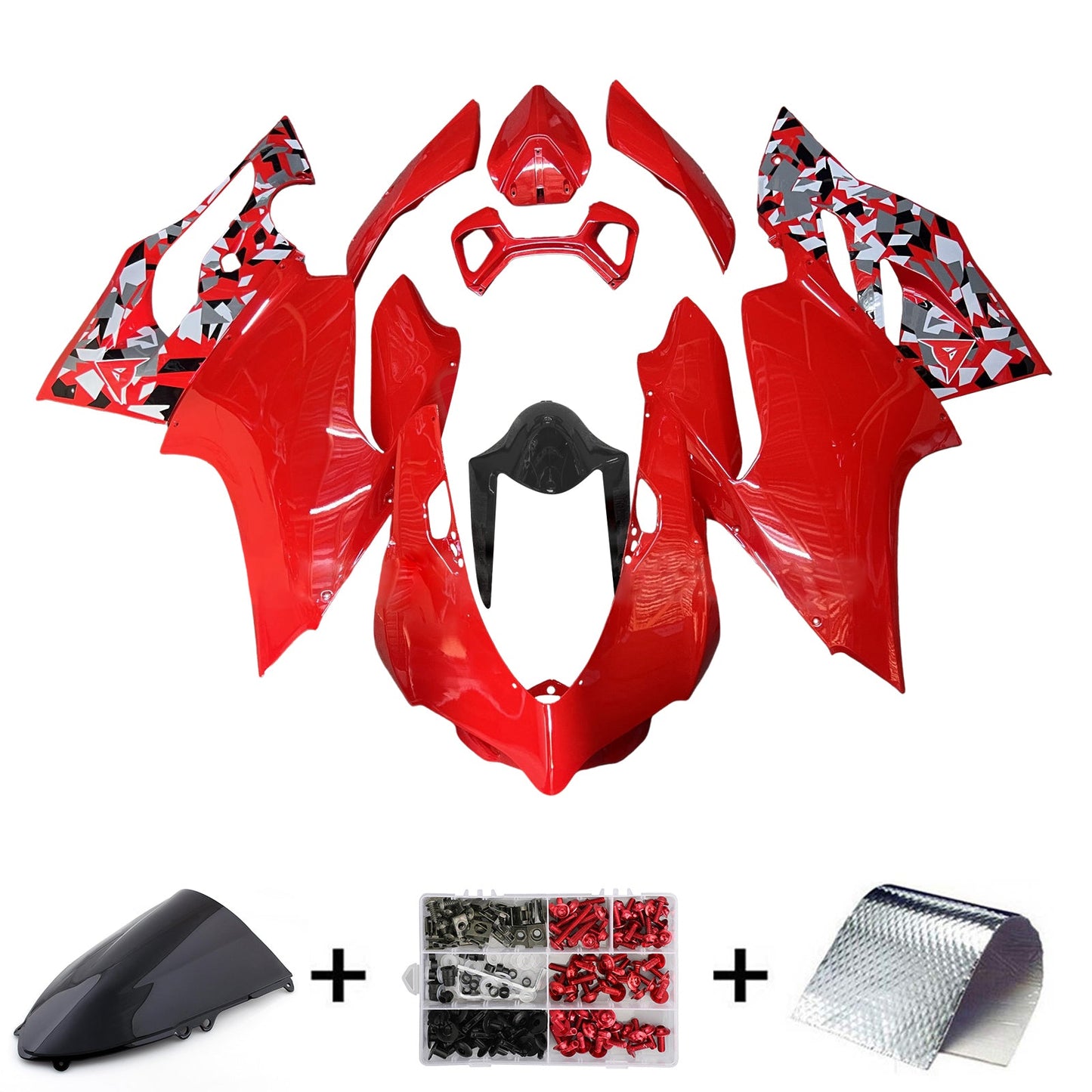 2012-2015 Ducati 1199 Injection Fairing Kit Bodywork Plastic ABS