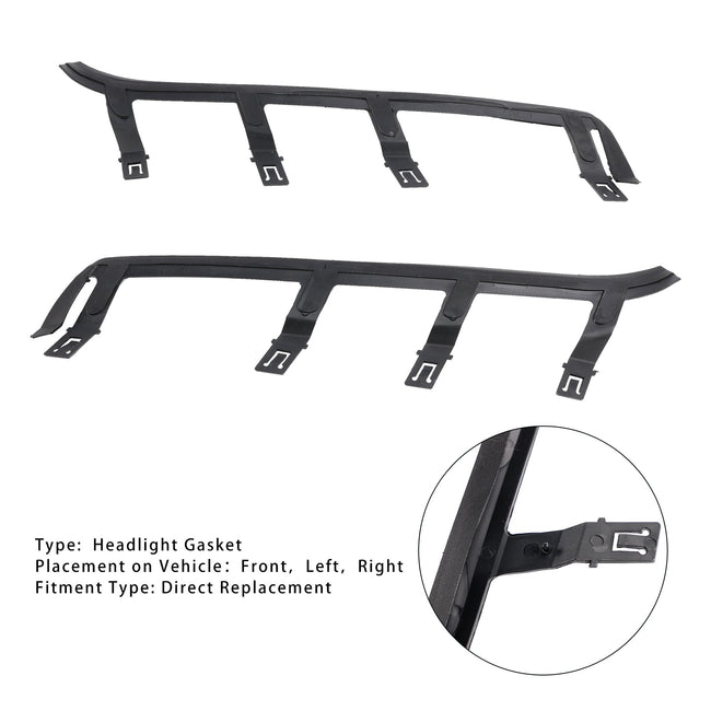 2004-2010 BMW X3 E83 2pcs Headlight Gasket Seal L+R 63126939273 63126939274