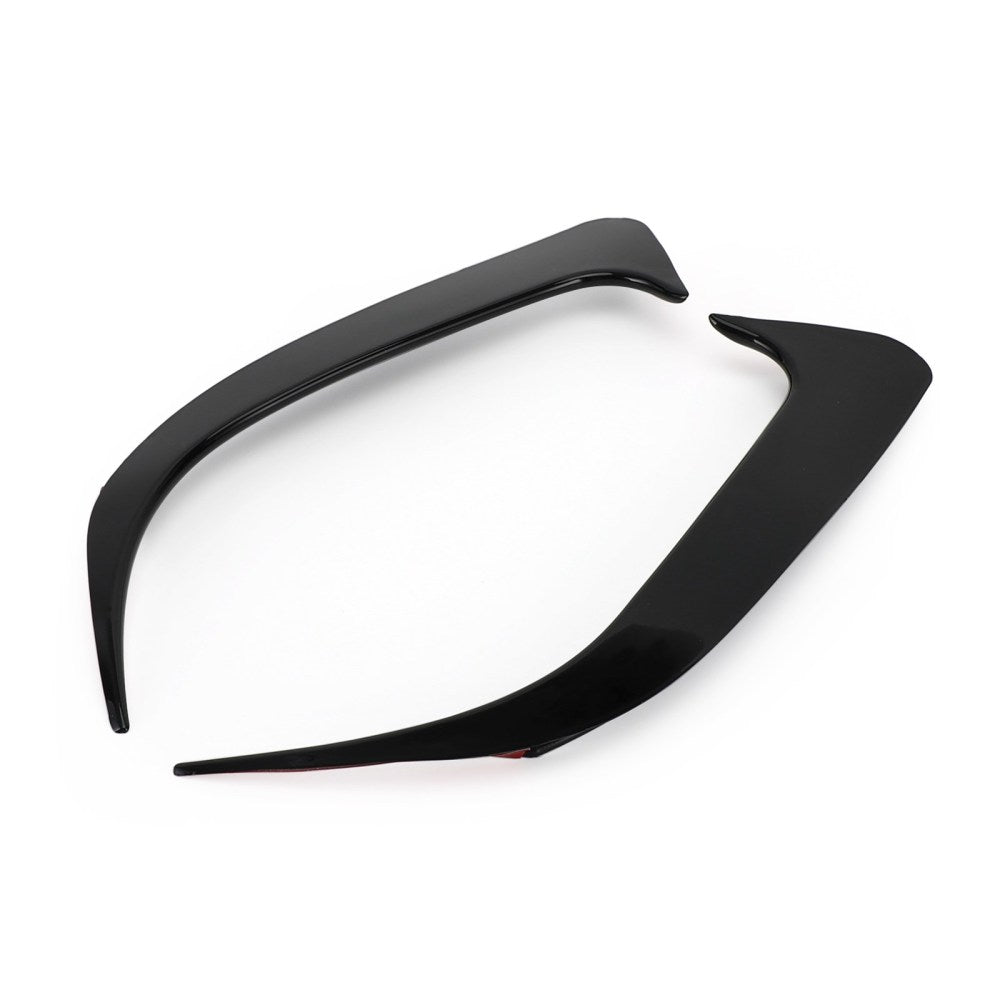 Areyourshop Black Rear Bumper Spoiler Air Vent Cover Fit Mercedes W117 CLA Class 2014-2018