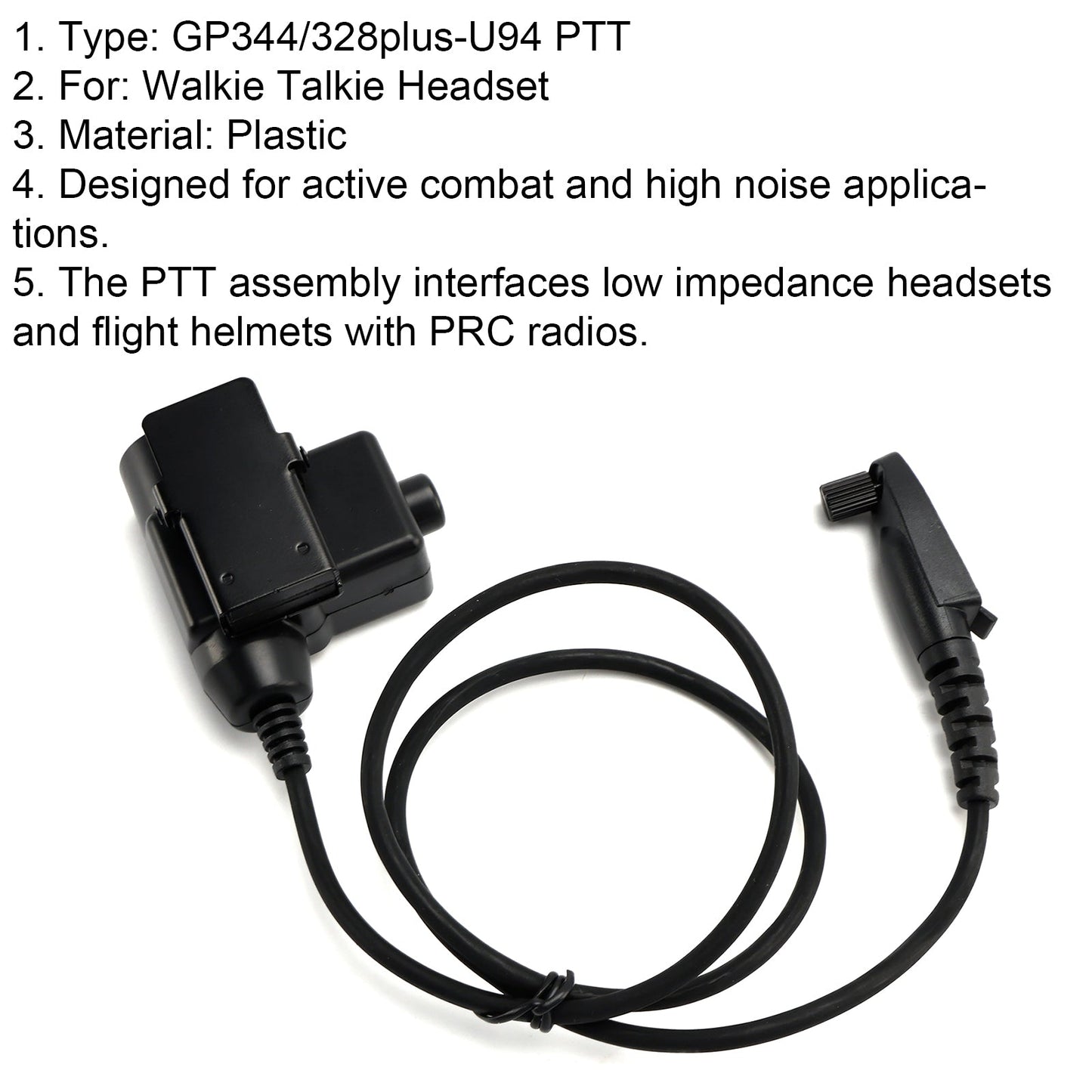 GP344/328plus-U94 PTT For GP344 GP388 EX500 EX600 HD2 RB47 RT89 RT68 RT87 RT83