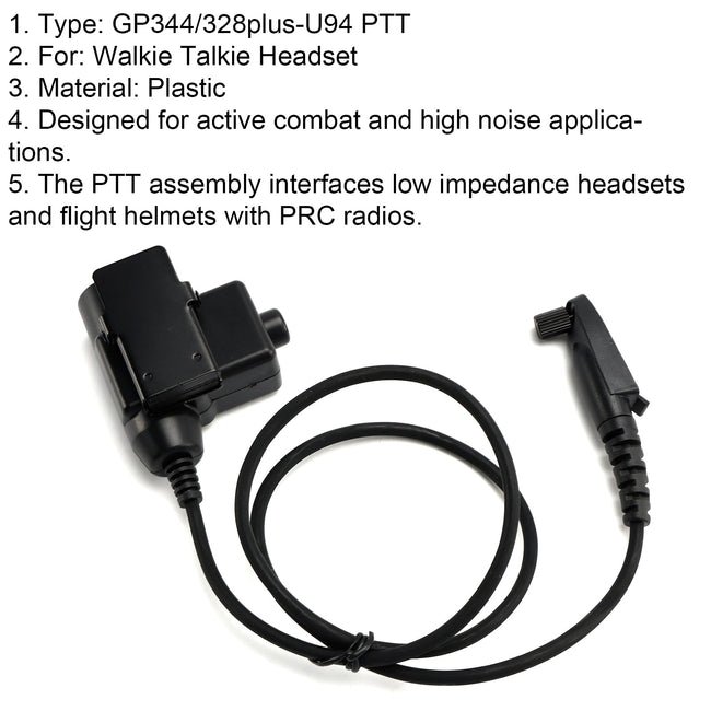 GP344/328plus-U94 PTT For GP344 GP388 EX500 EX600 HD2 RB47 RT89 RT68 RT87 RT83