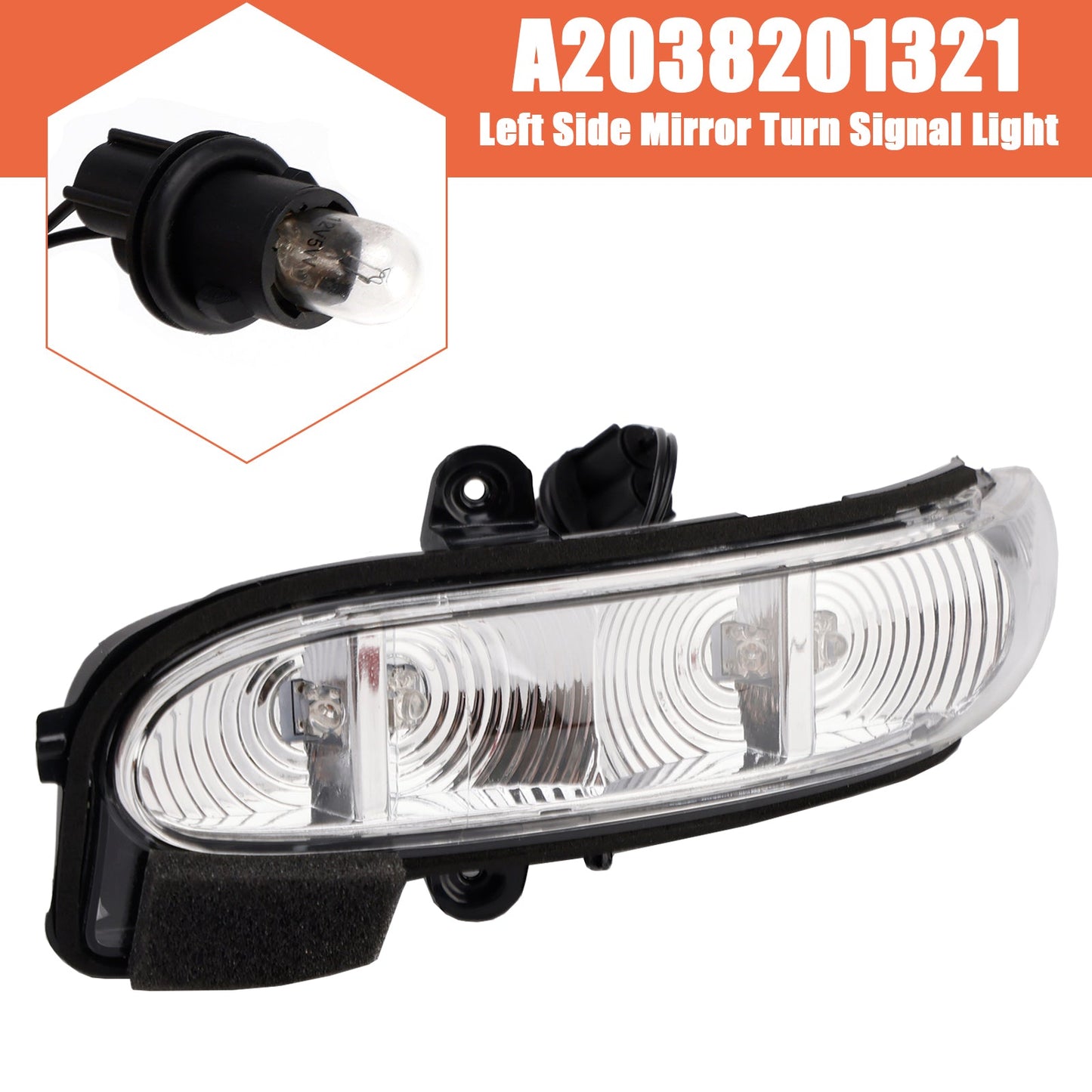 Left Side Mirror Turn Signal Light for Mercedes-Benz W211 S211 W463 A2038201321