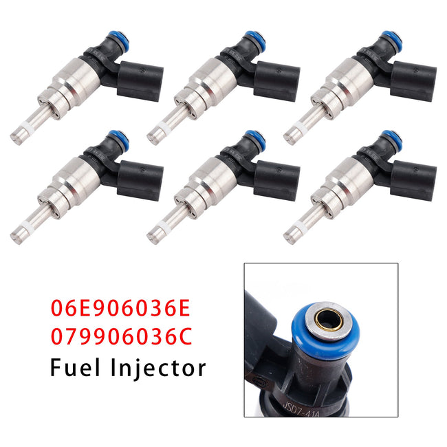 2006-2009 Audi A6 3.2 V6 6PCS Fuel Injector 079906036C FJ1041