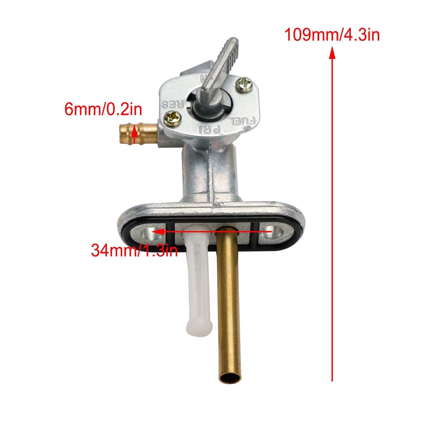 Gas Tank Fuel Cock Valve Petcock fit for SMC ATV RAM R100 Hornet 100 Jumbo 300