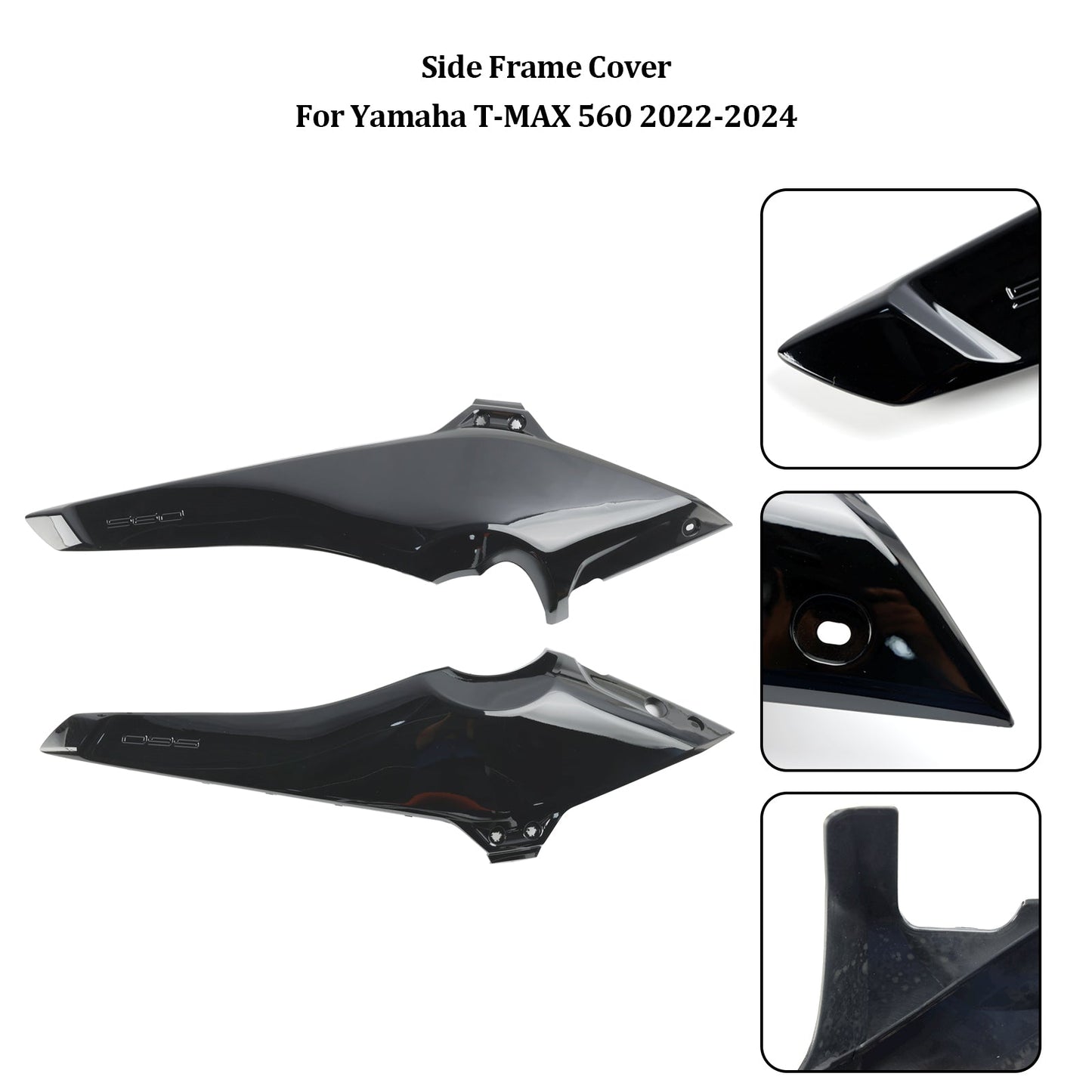 Side Frame Cover Panels Fairing Cowls For Yamaha T-MAX 560 2022-2024