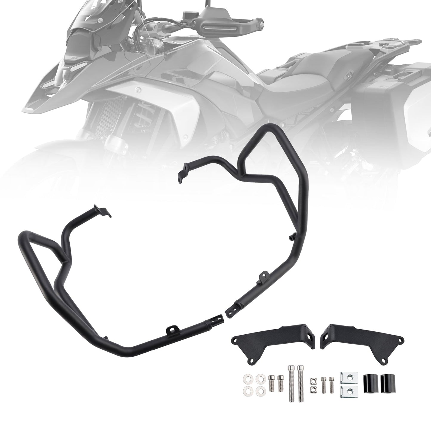 2024-2025 Bmw R1300Gs R 1300 Gs Crash Bar Upper Engine Guard Steel Frame Chrome