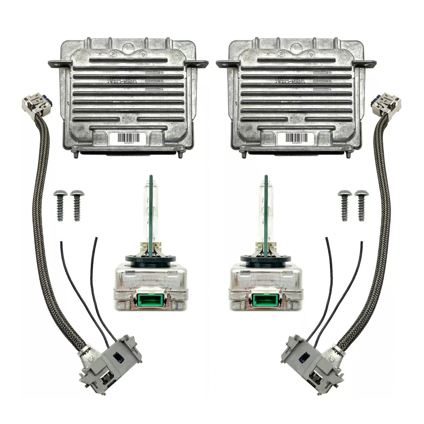 2013-2016 xenon headlights of: GMC Acadia 2x Xenon Ballast & HID D3S Light Bulb Wire Kit Control Unit 13503432