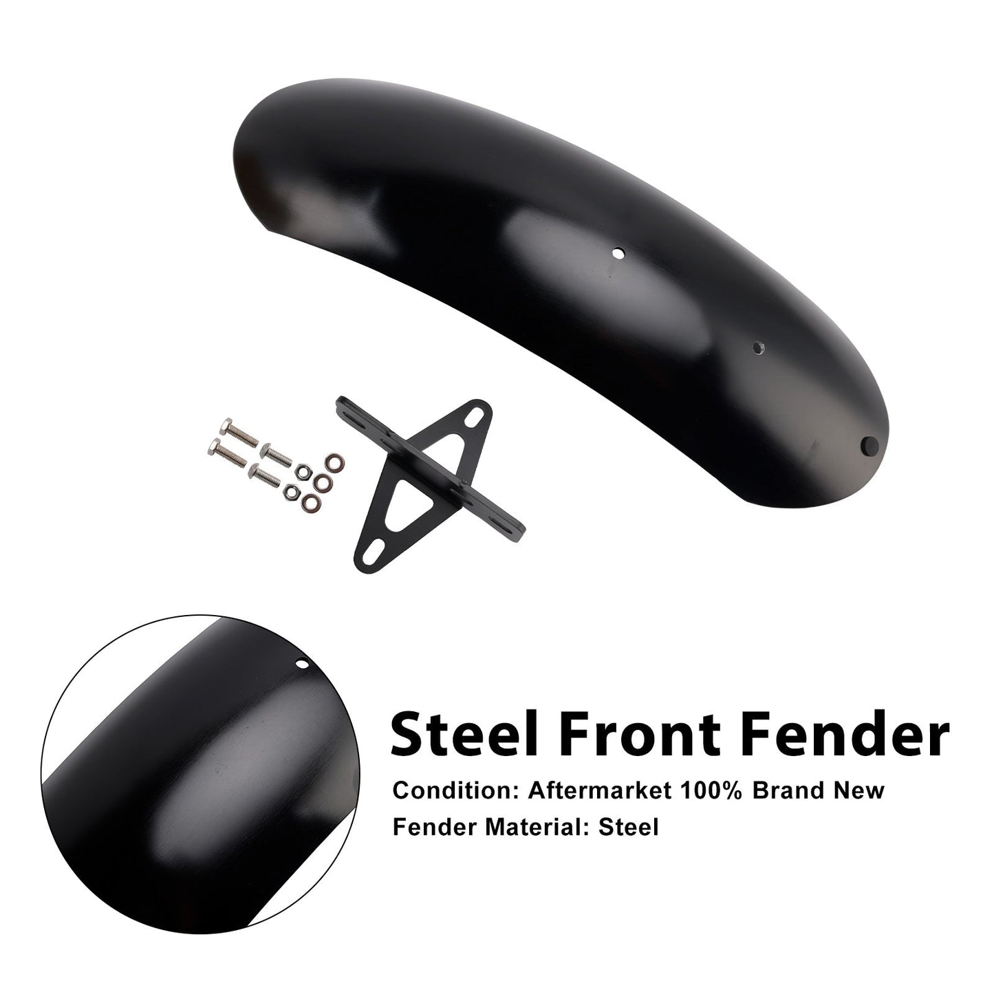 Steel Front Fender Fit For MOTO GUZZI V7 II Stone Classic Special 10-16