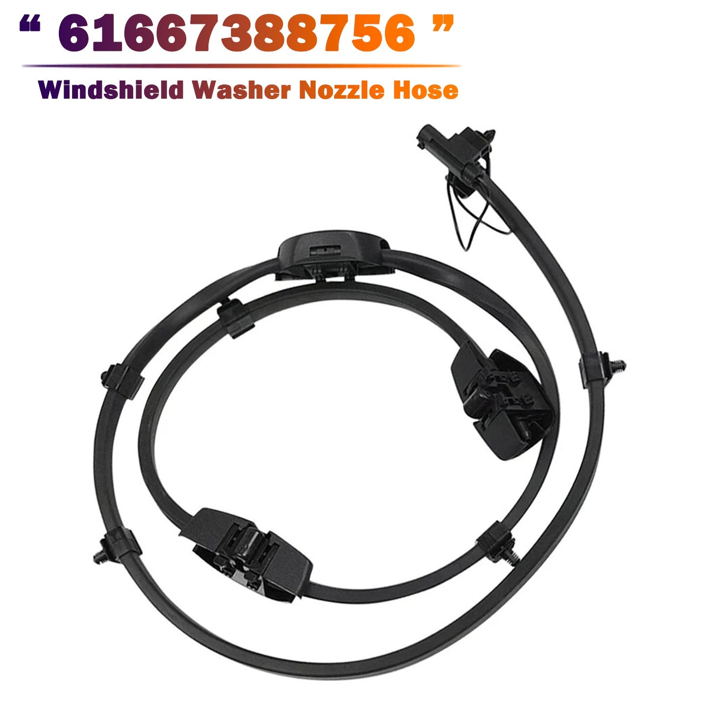 Windshield Washer Nozzle Hose for BMW 5-Ser G30 G31 F90 M5 G38 530i 61667388756