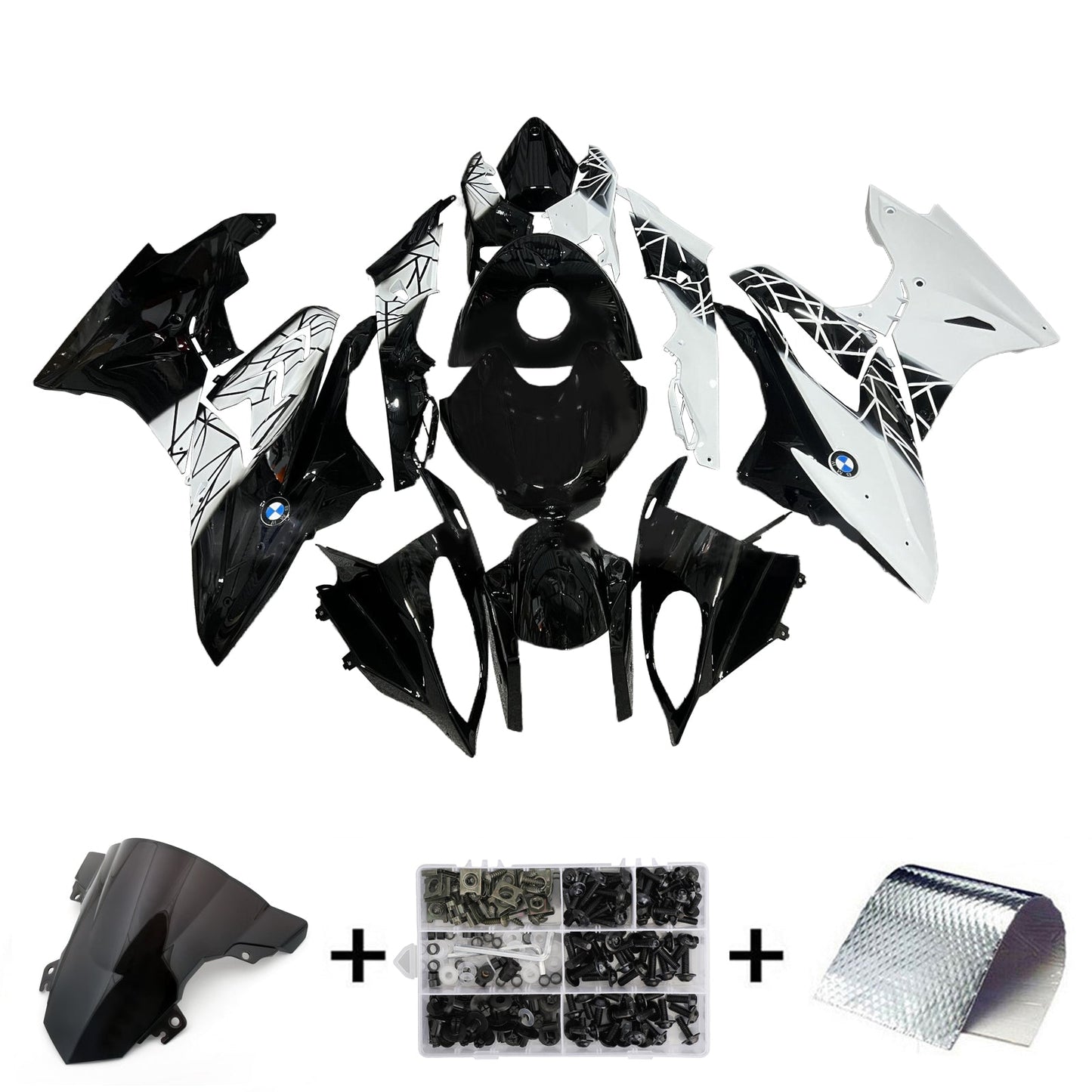 2017-2018 BMW S1000RR Injection Fairing Kit Bodywork Plastic ABS