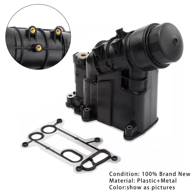 Oil Filter Housing 11427807799 For BMW E81 E82 E87 E90 E91 E60 E61 X1 X3 E84
