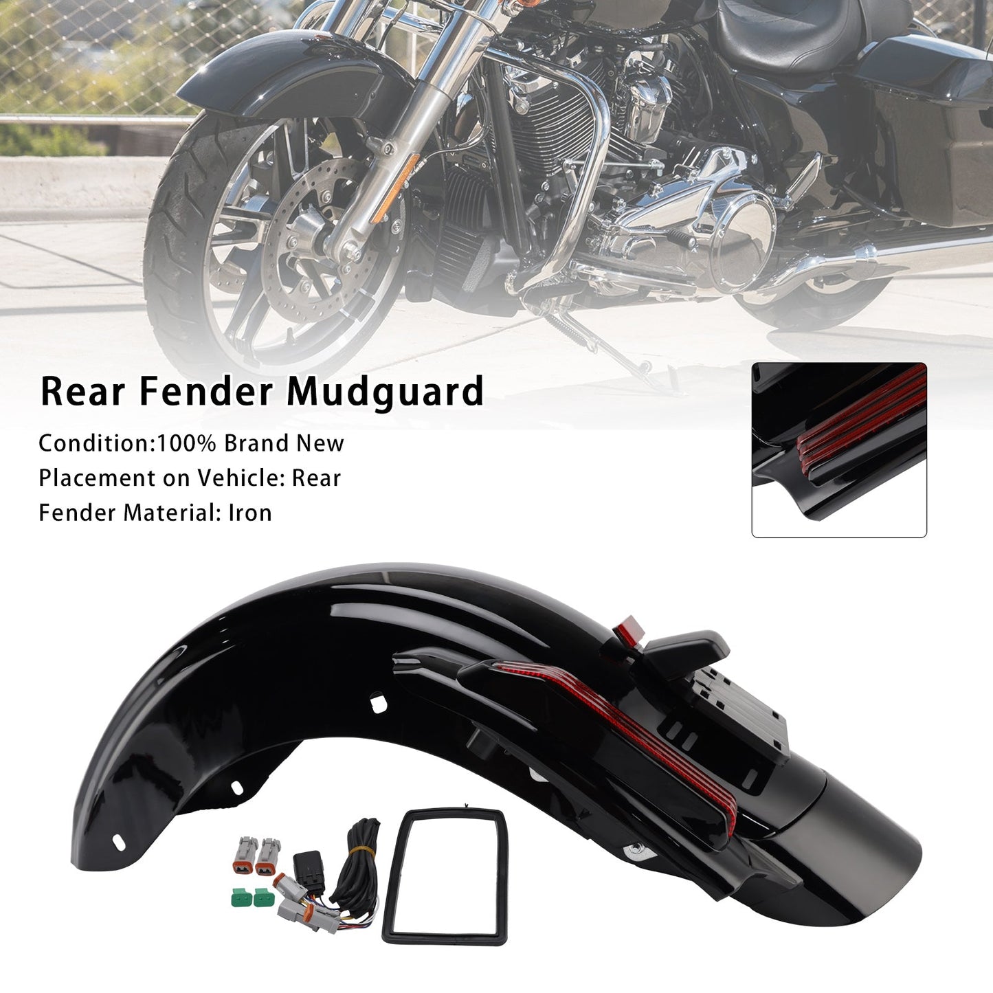 2025 Harley Touring Street Glide Ultra Rear Fender System