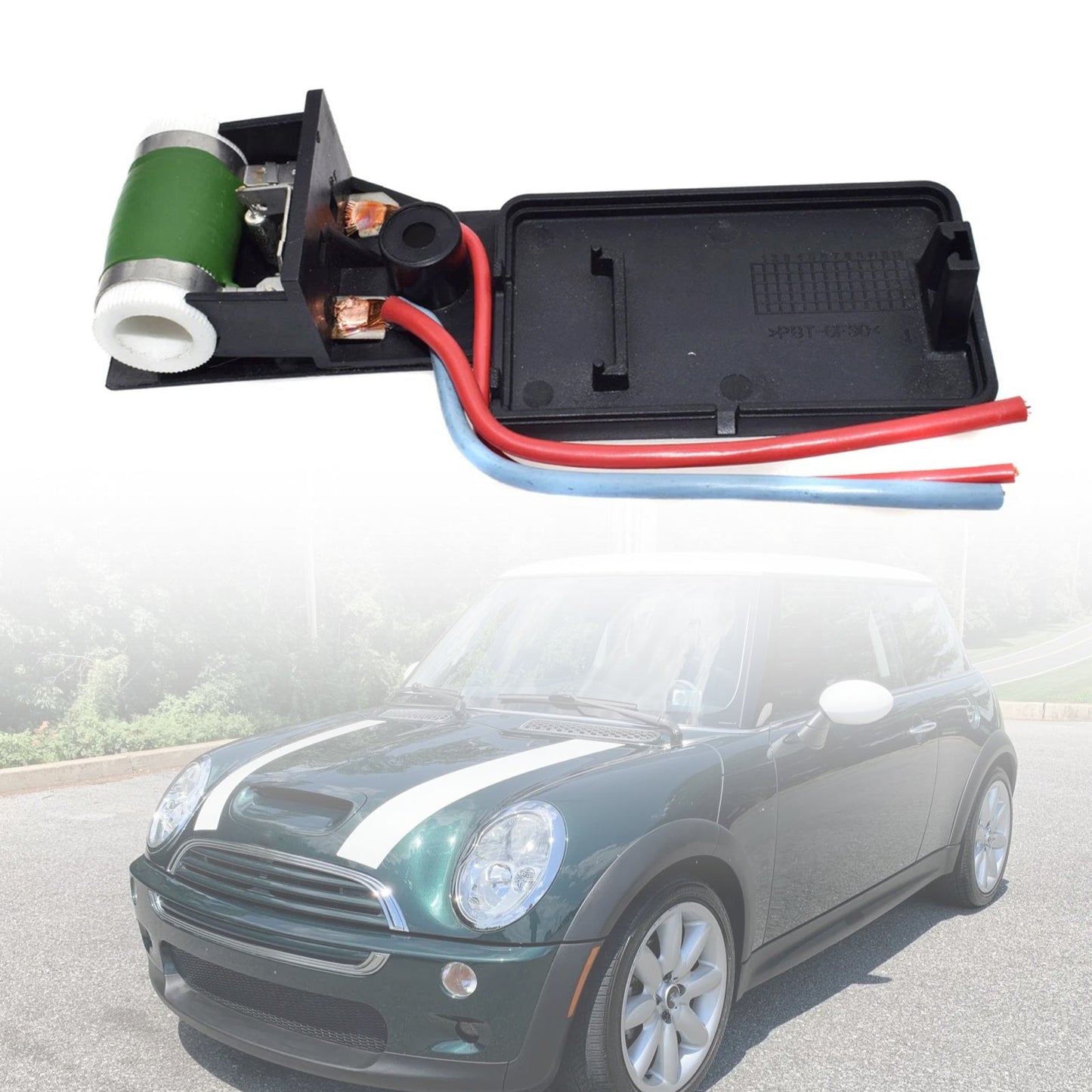 HVAC Heater Blower Regulator Resistor 17117541092R For Mini Cooper 2002-2008