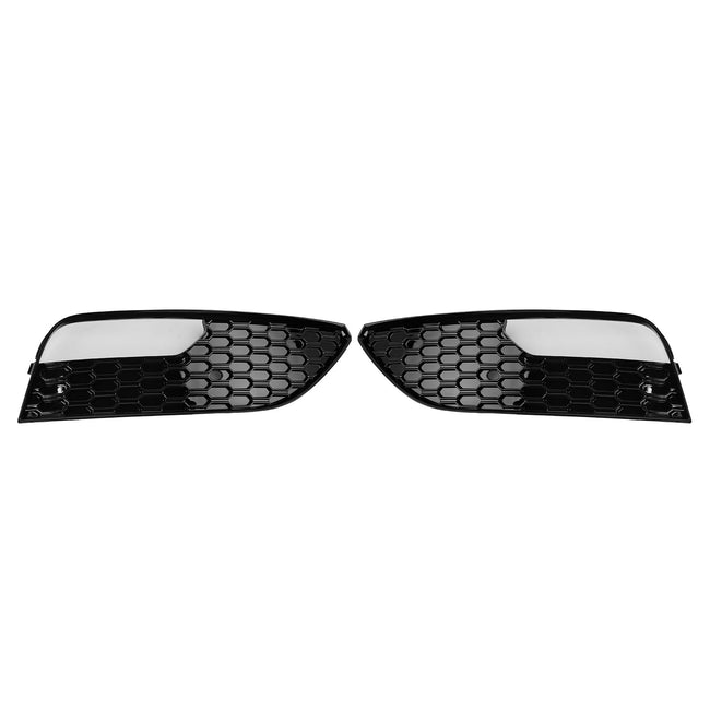 2012-2016 Audi A3 2PCS Front Bumper Fog Light Cover Grille Grill