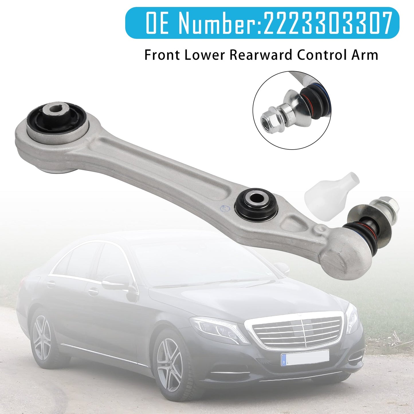 2017-2018 Benz The Maybach S-Class (X222) S 560 4MATIC M176.980 345 9A / MT Front Lower Rearward Control Arm L/R 2223303307
