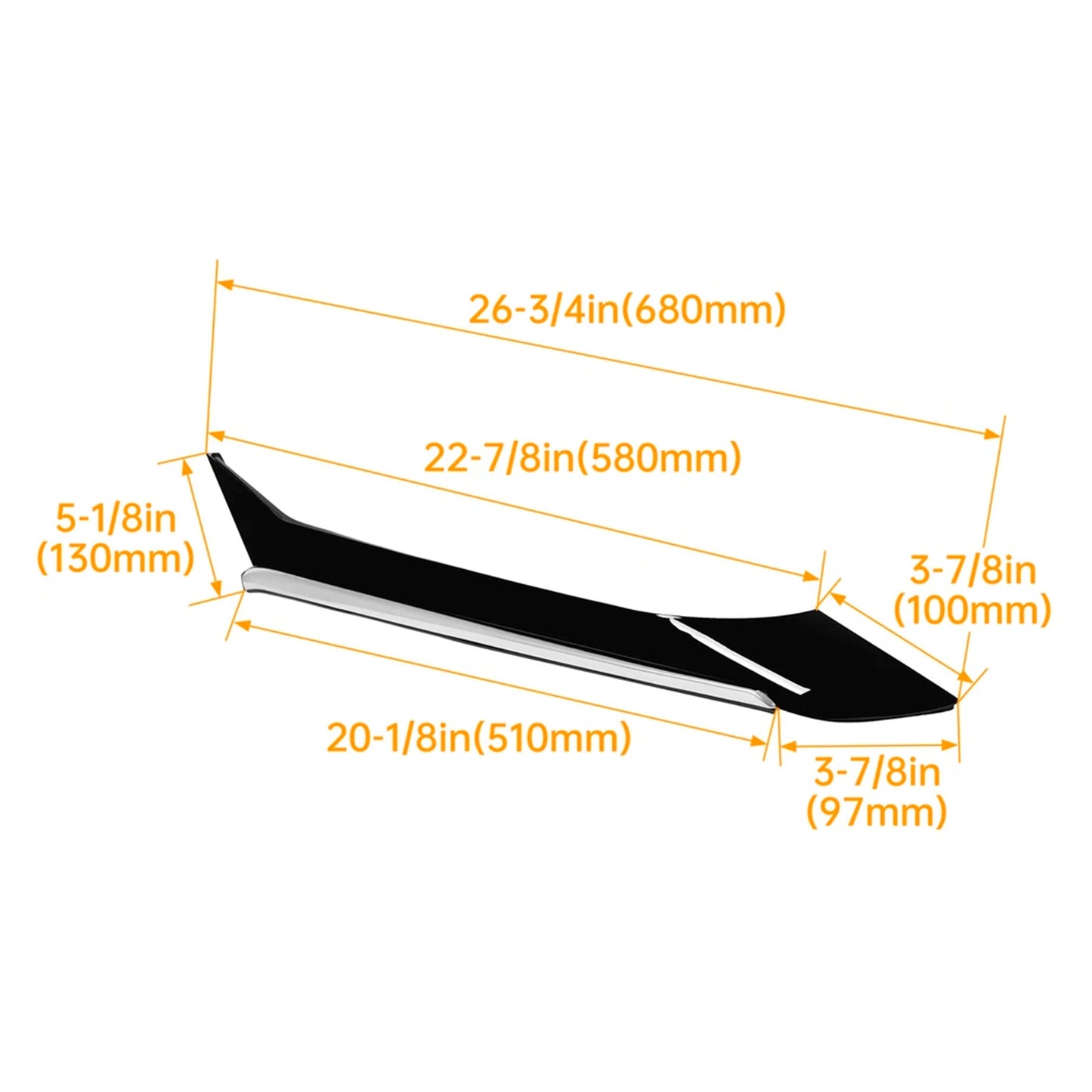 2016-2021 NISSAN MAXIMA Right Side Rear Pillar Molding Trim 78872-9DJ1A