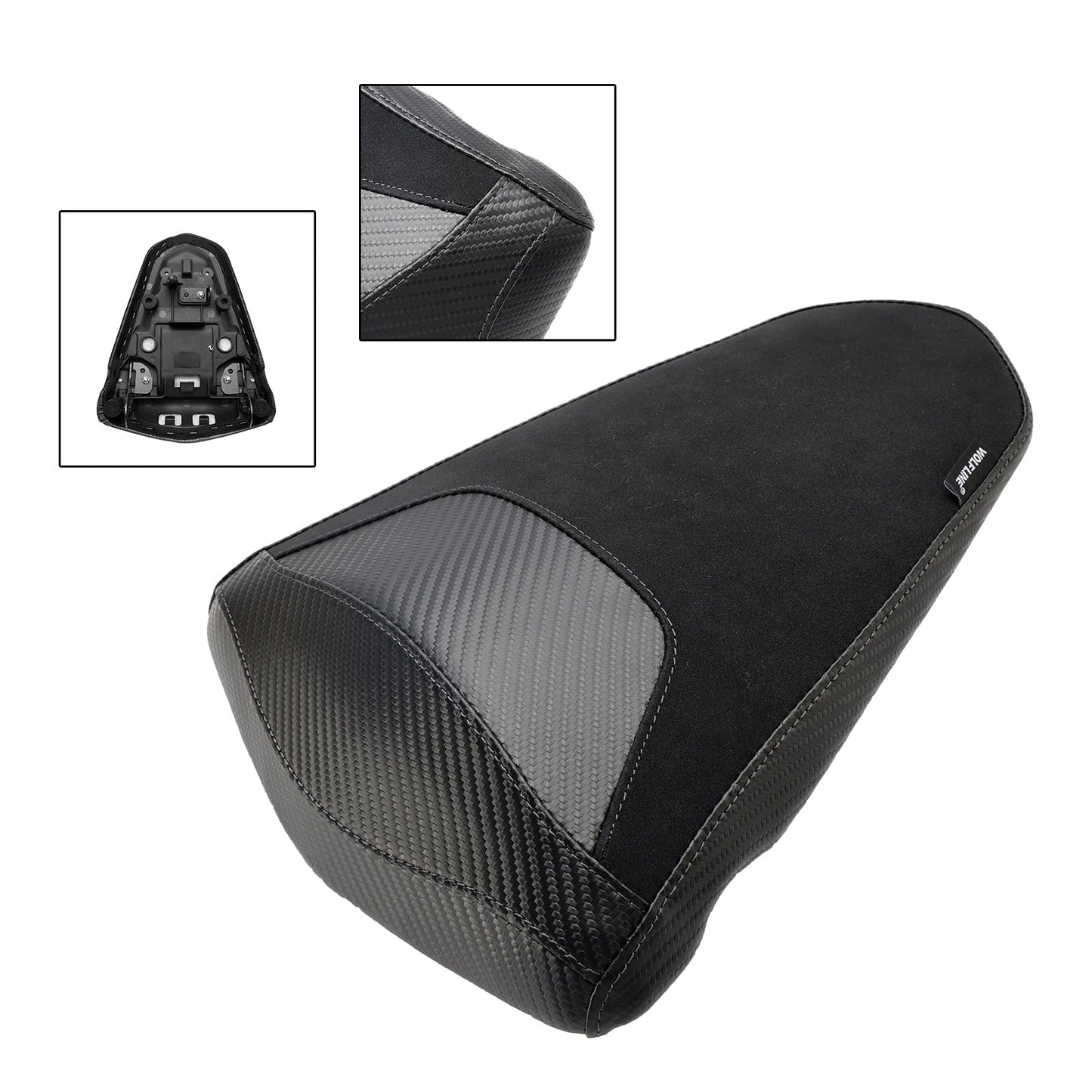2015-2023 Yamaha Mt-03 Yzf-R3 Rear Passenger Seat Cushion Pu Pillion Flat Blue