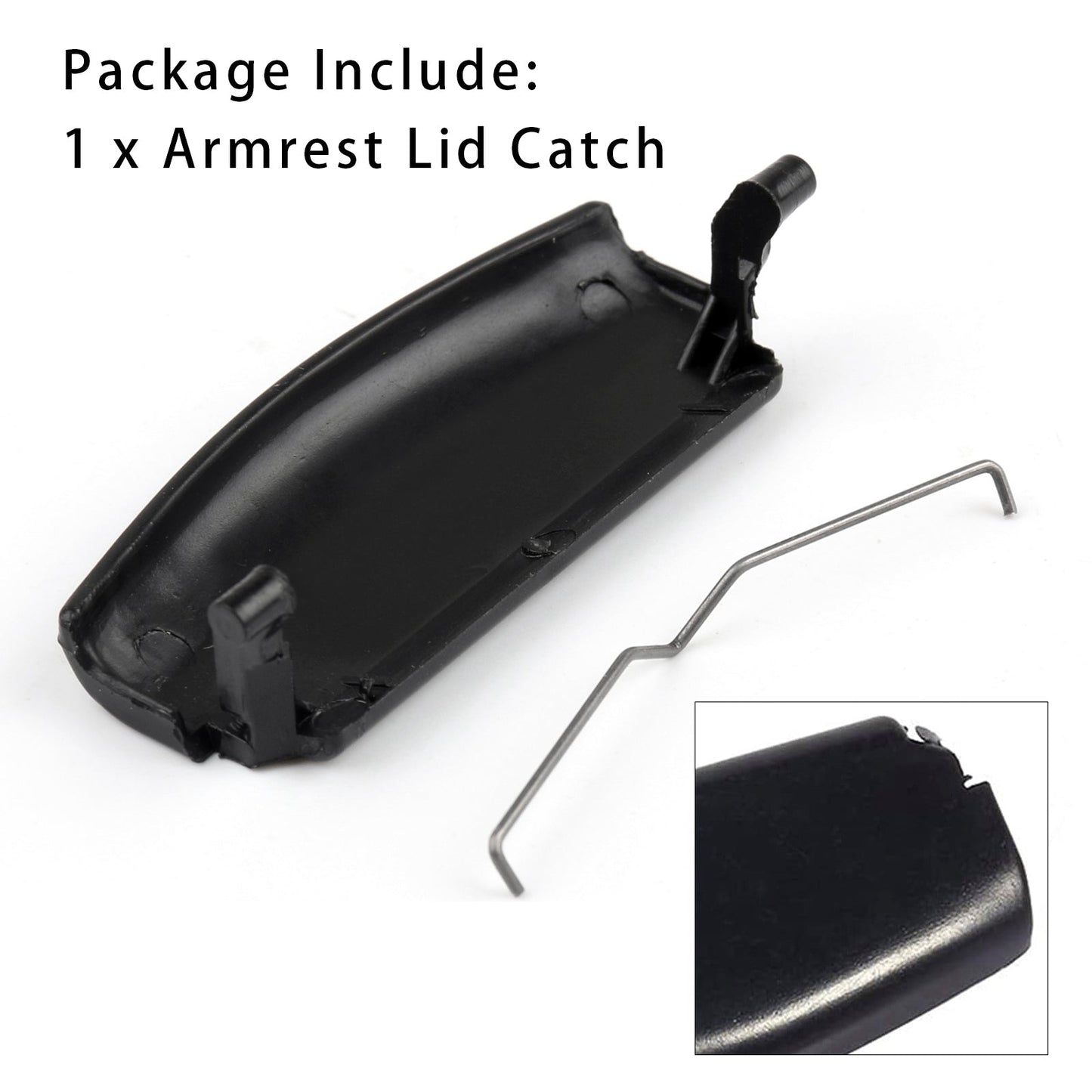 2001-2008 Audi A4 B6 B7 Black Console Center Armrest Lid Latch 8E0864245E
