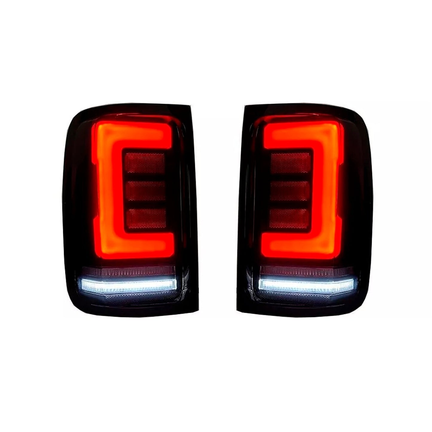 2008-2019 VW Amarok V6 Rear Right & Left LED Tail Light Lamp Pair Smoke