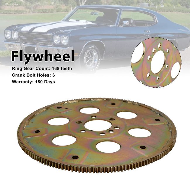 1970-1990 Chevy 454 White Zinc External 168-Teeth Steel Flexplate 1845400