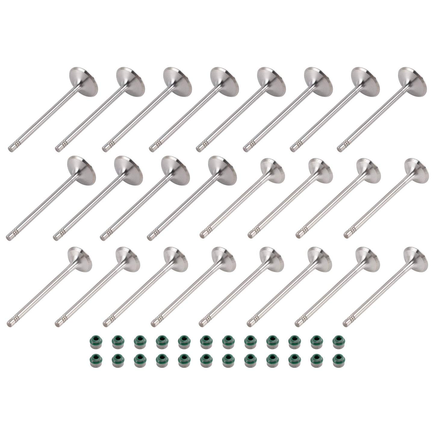 24X Intake+Exhaust Valve Set 06E109601E For Audi A4 A5 A6 A7 A8 Q5 Q7 3.0T