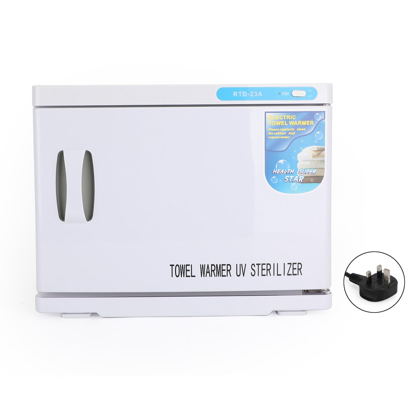 23L Hot Towel Warmer Cabinet UV Sterilizer Box Facial Salon Beauty Equipment