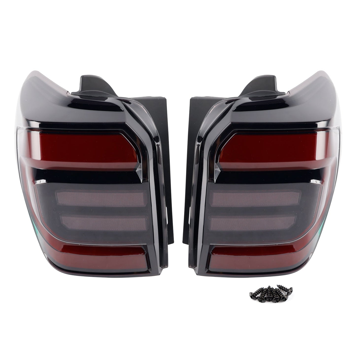 Black Animation Sequential Rear Lamp For Toyota 4Runner 2010-2024 2PCS LED Tail Lights 12W