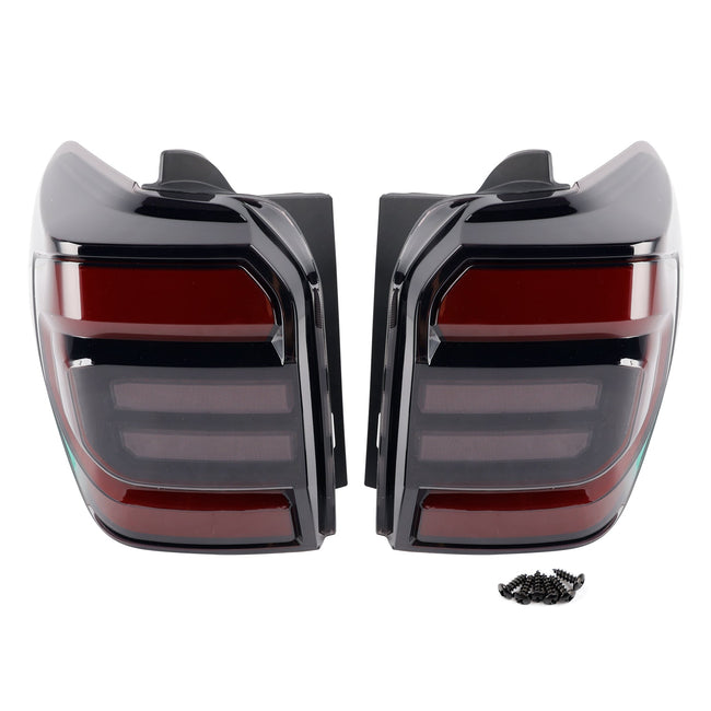 2PCS LED Tail Lights For Toyota 4Runner 2010-2024 Animation Sequential Rear Lamp