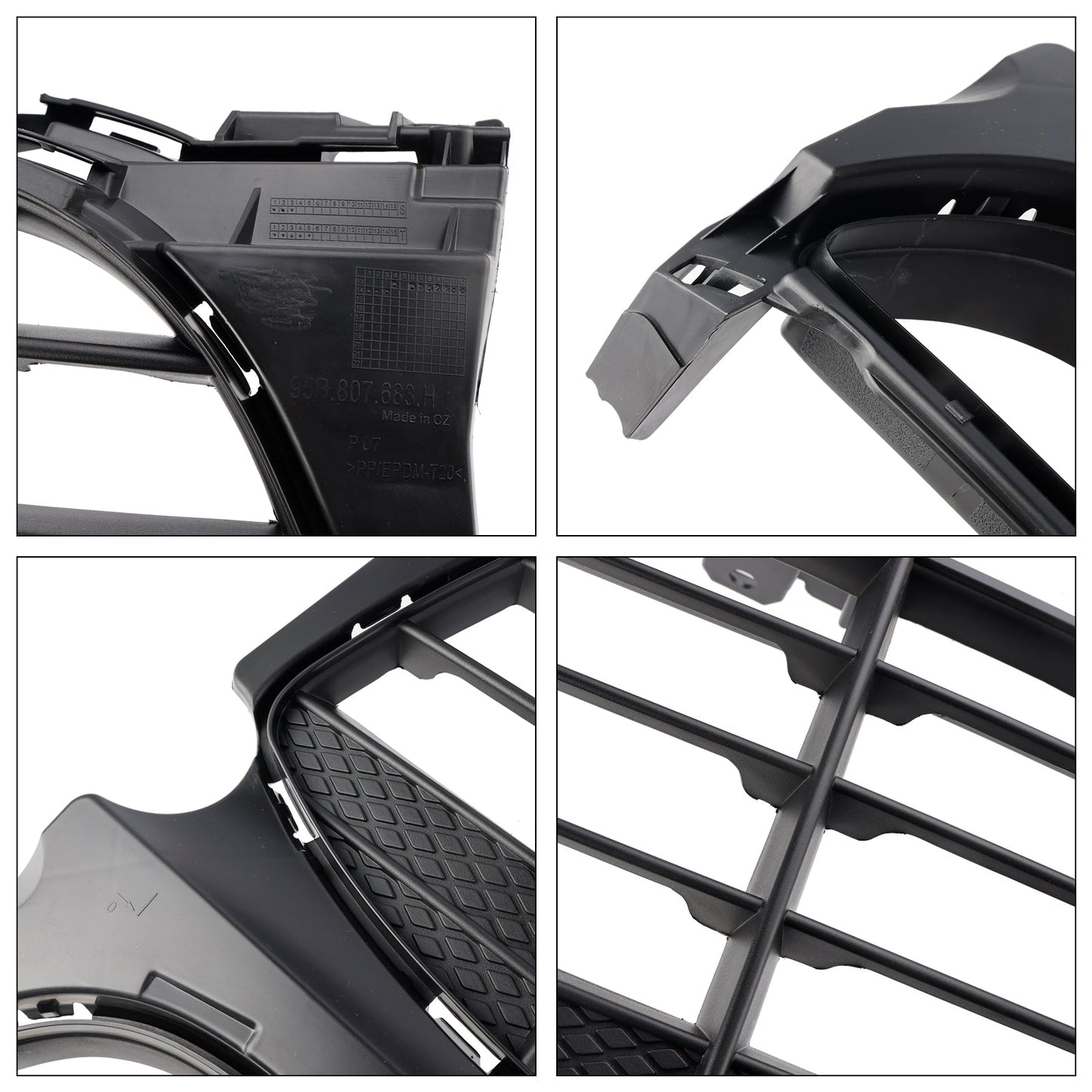 2015-2018 Porsche Macan Black Front Bumper Grill Grille 95B807683H1E0