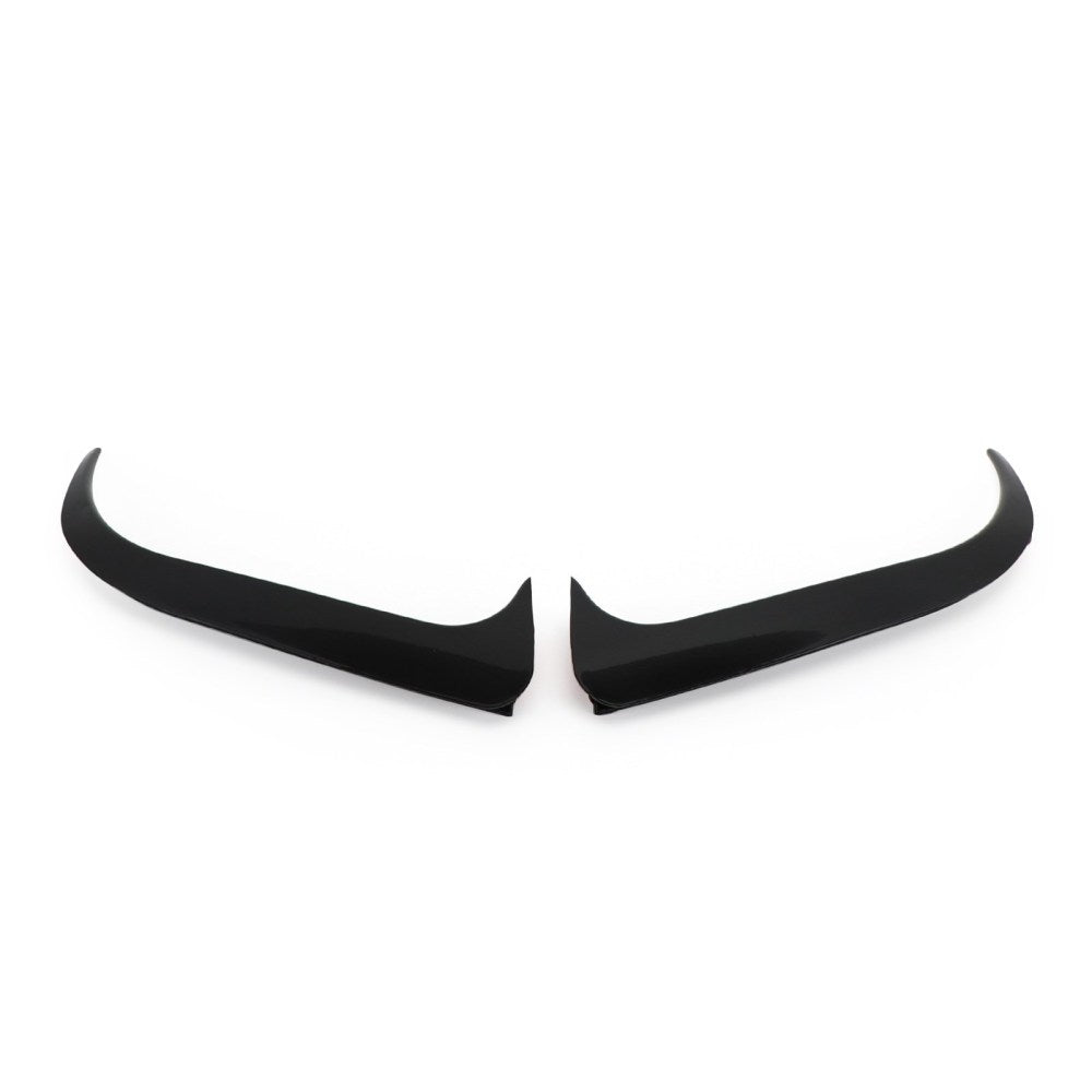 Areyourshop Black Rear Bumper Spoiler Air Vent Cover Fit Mercedes W117 CLA Class 2014-2018