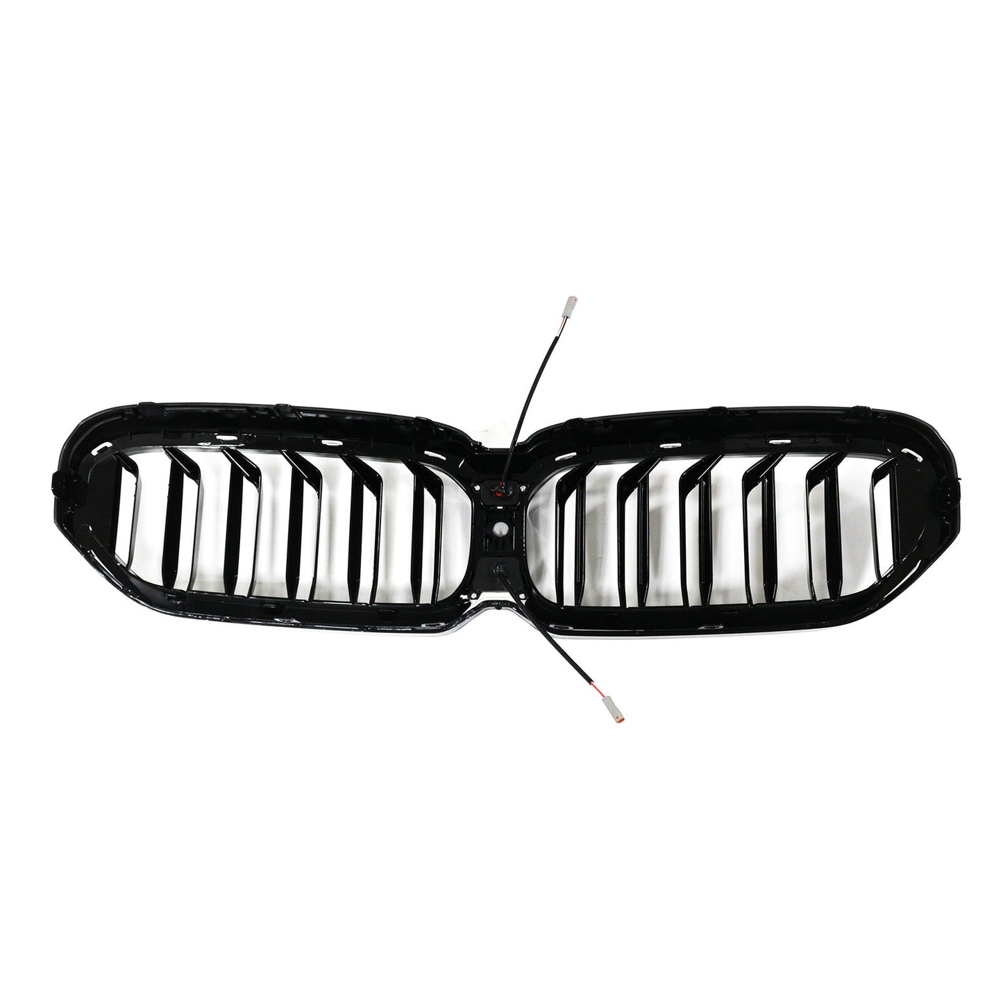 2021-2024 Fit BMW 5 Series G30 G38 Gloss Black Front Kidney Grille Double Slat