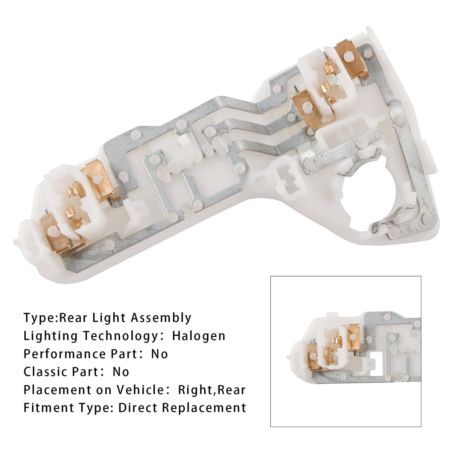 2013-2017 VW GOLF Inner Tail Light Bulb Carrier Right N/S RHD 5G0945260A