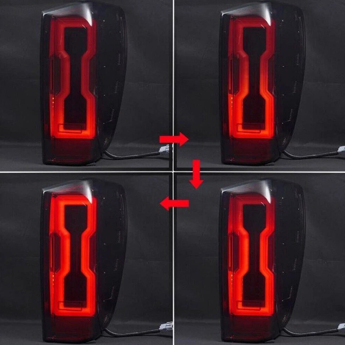 2020-2023 Mazda BT50 Left+Right LED Tail Light Assembly