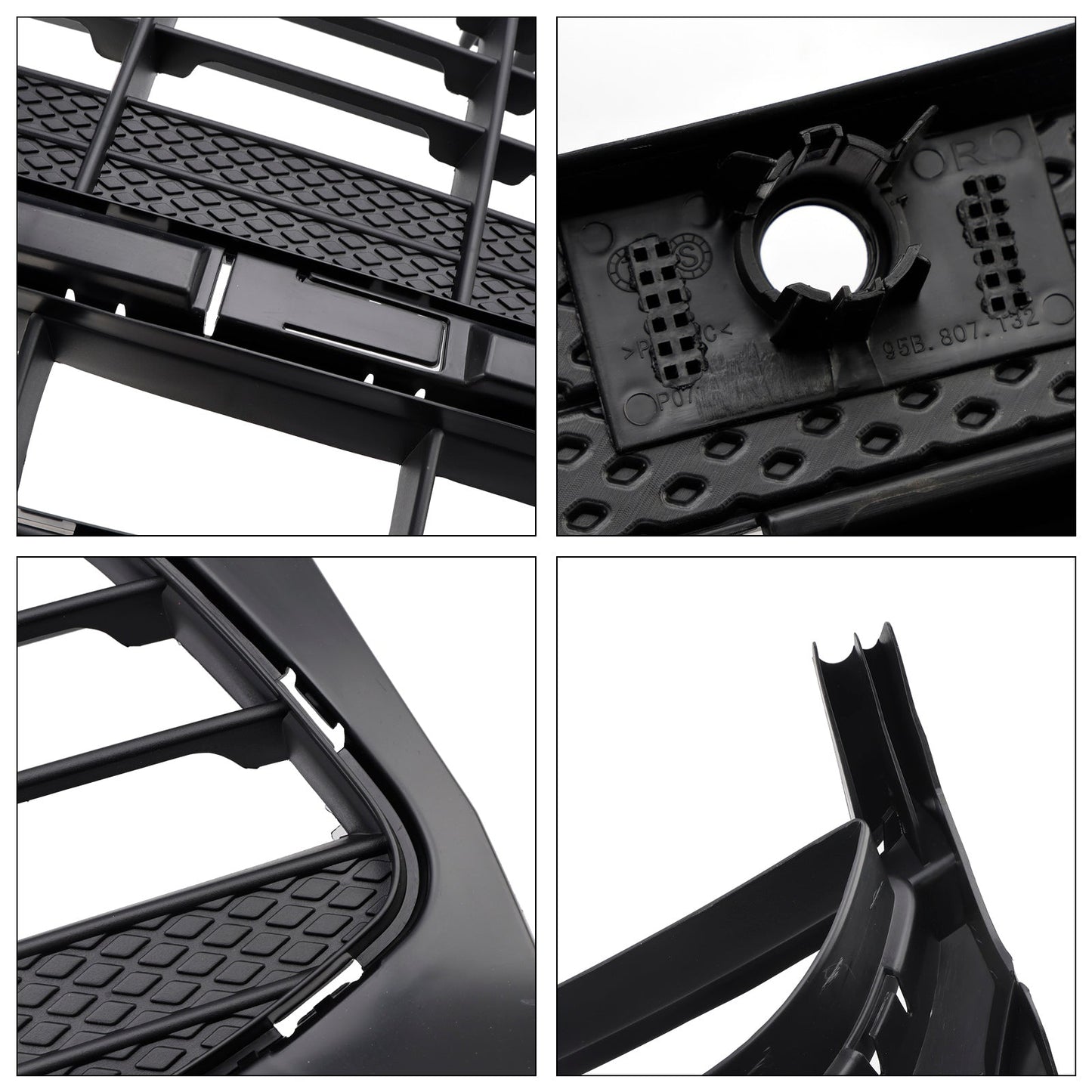 2015-2018 Porsche Macan Black Front Bumper Grill Grille 95B807683H1E0