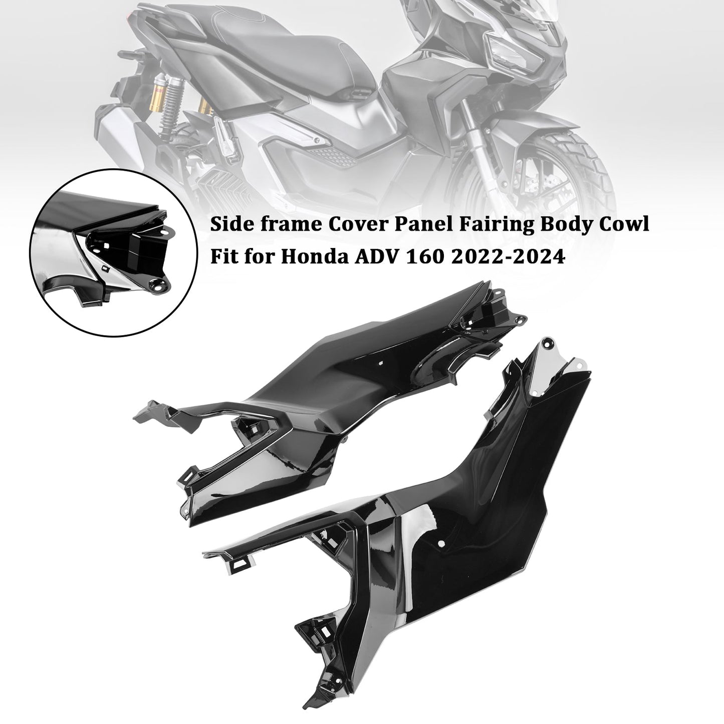 2023-2024 Honda ADV 160 Side frame Cover Panel Fairing Body Cowl