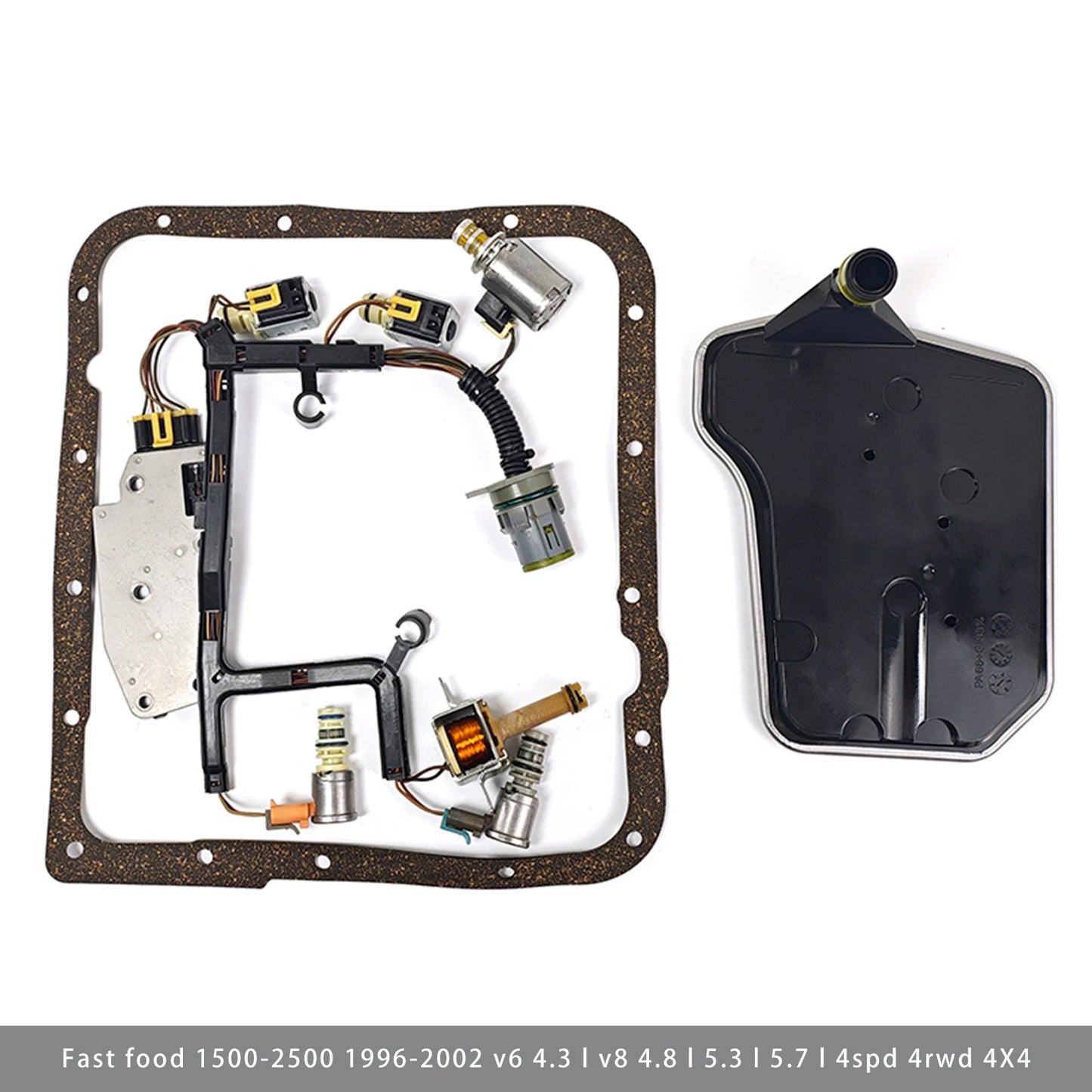 1993-2002 Special Envoy Trailblazer v8 5.3 l 4spd 4wd 4X4 4spd 4spd 9PCS 4L60E 4L65E Transmission Solenoid Kit 8677314