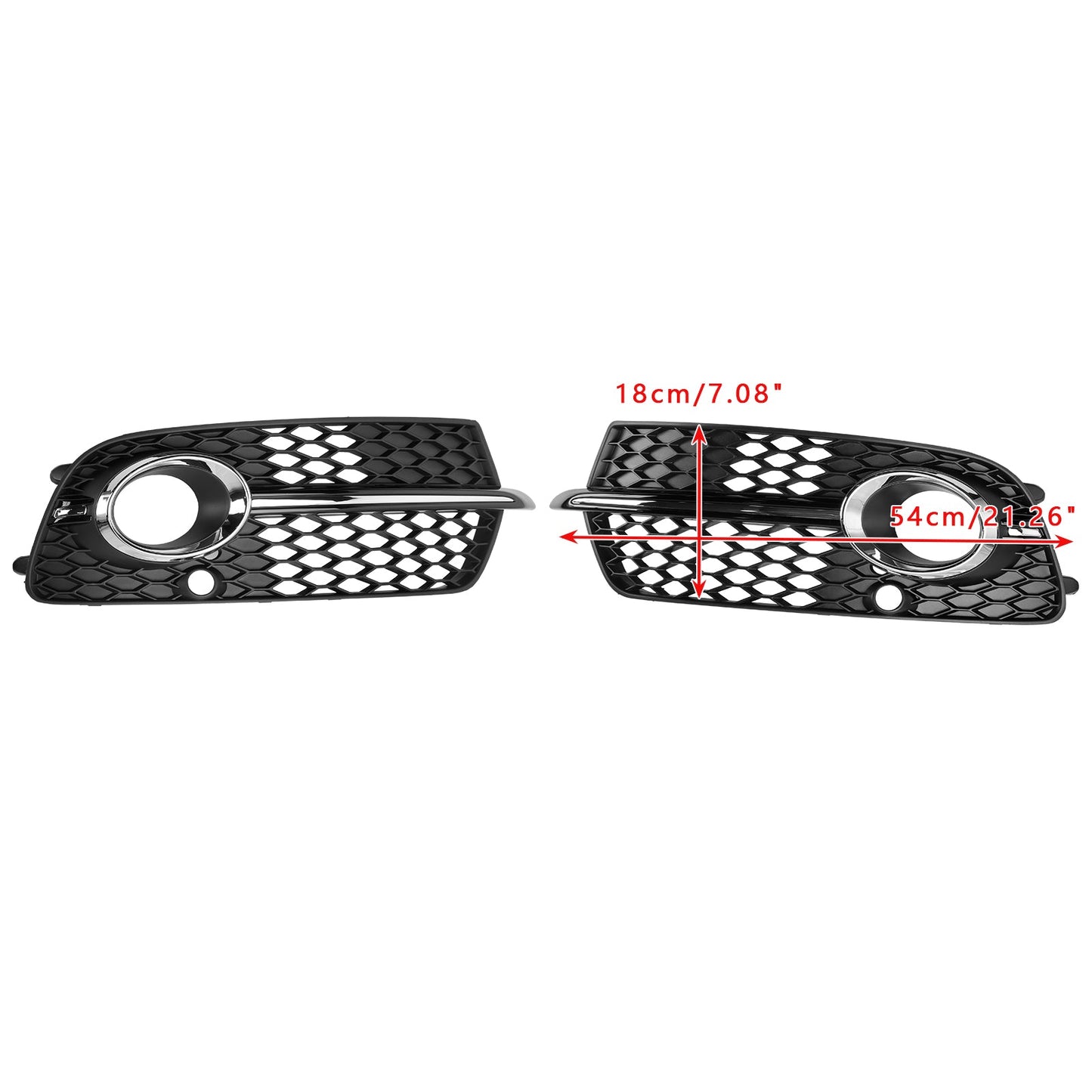 2014-2017 Audi SQ5 Front Bumper Fog Light Grille 8R0807681S