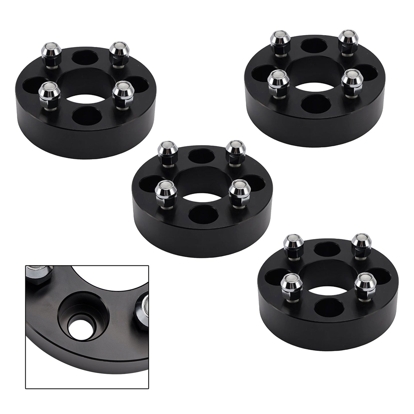 Golf Carts Wheel Spacer Kit With Lug Nuts 1.5 Inch For Ezgo Club Car Golf Carts