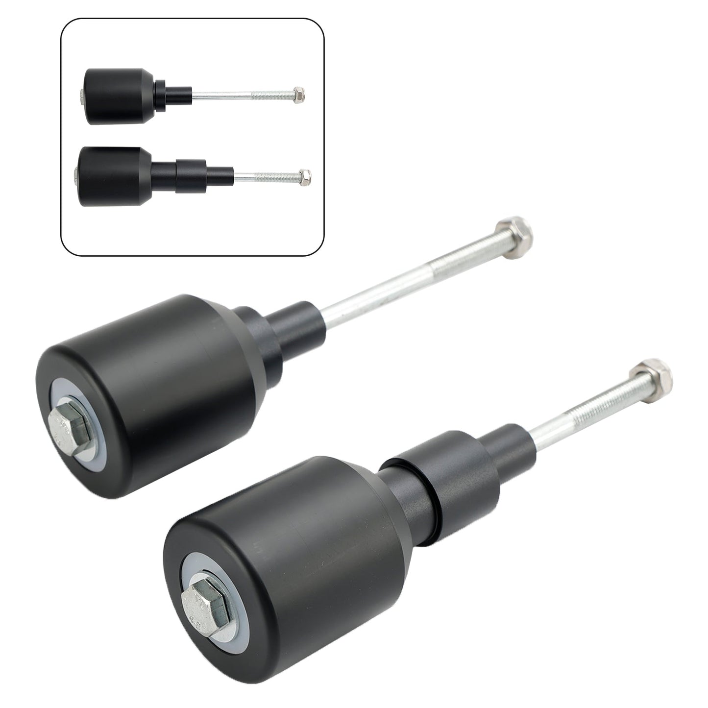 2017-2023 KAWASAKI Z650 NINJA 650 Crash Bobbin Protector Slider Aluminum Black