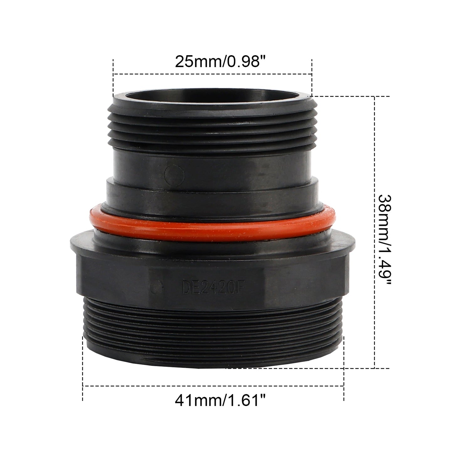 DEX2420F Bulkhead Fitting Replacement for Select Hayward Filters