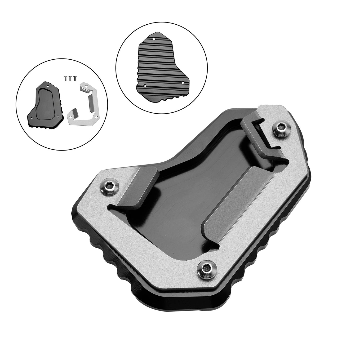 2012-2015 Tiger 1200 Explorer（V13VG) Kickstand Enlarge Plate Pad