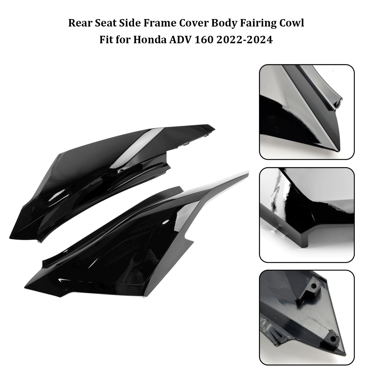 2023-2024 Honda ADV 160 Rear Seat Side Frame Cover Body Fairing Cowl