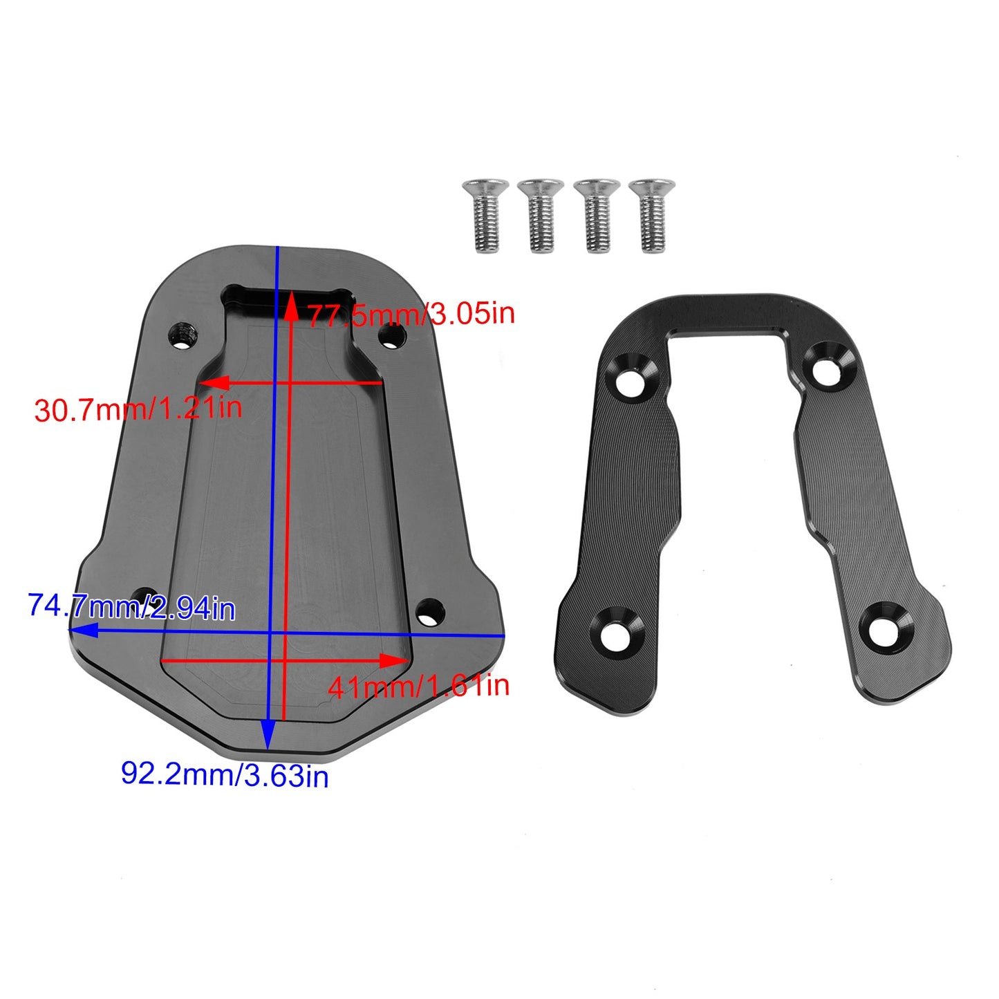 2021-2023 HONDA CRF300L Kickstand Enlarge Plate Pad