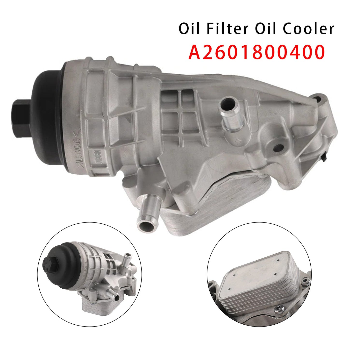 2014-2019 For MERCEDES-BENZ CLA250 Engine Oil Filter Oil Cooler Assembly A2601800400