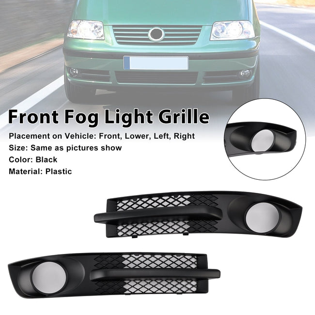 2000-2010 VW Sharan 7M Front Bumper Fog Light Grill W/ Foglight Hole