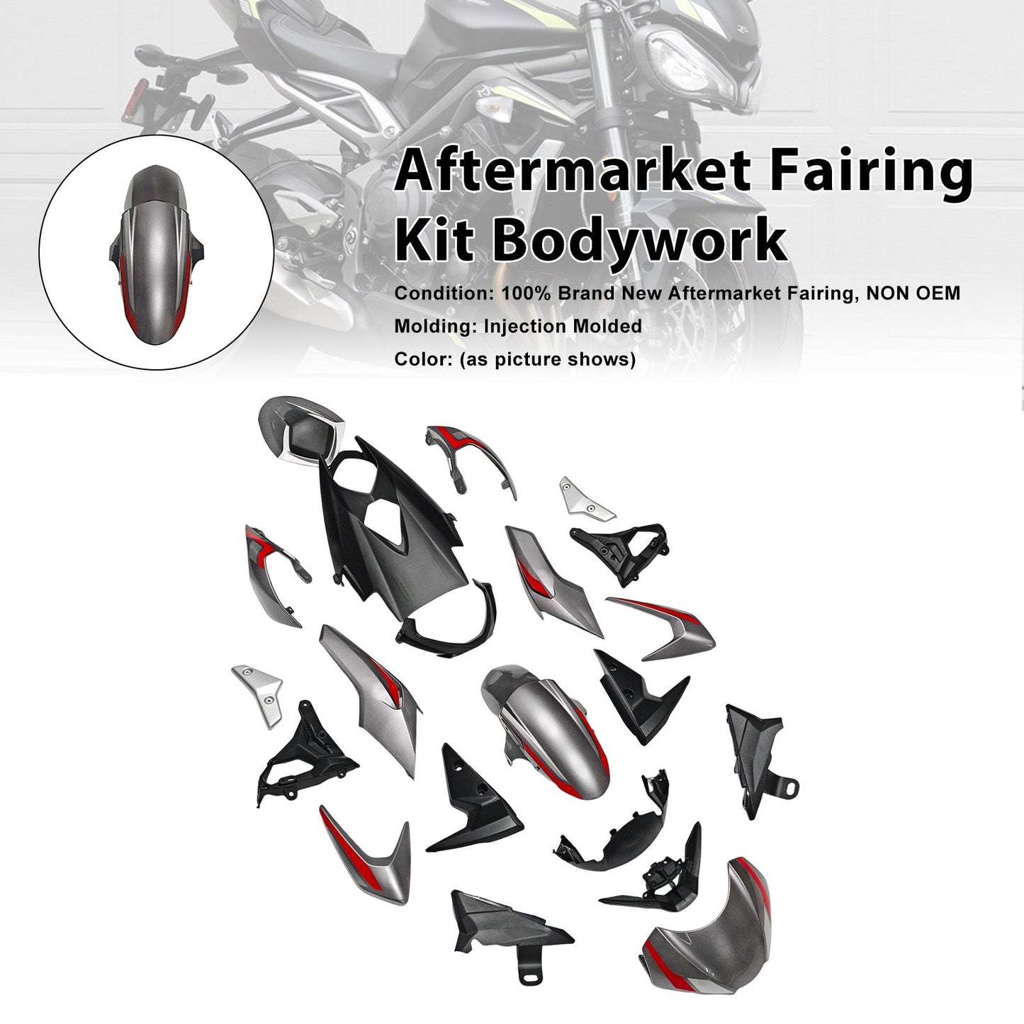 2020-2022 for Street Triple 765 R/RS Injection Bodywork Fairing Kit