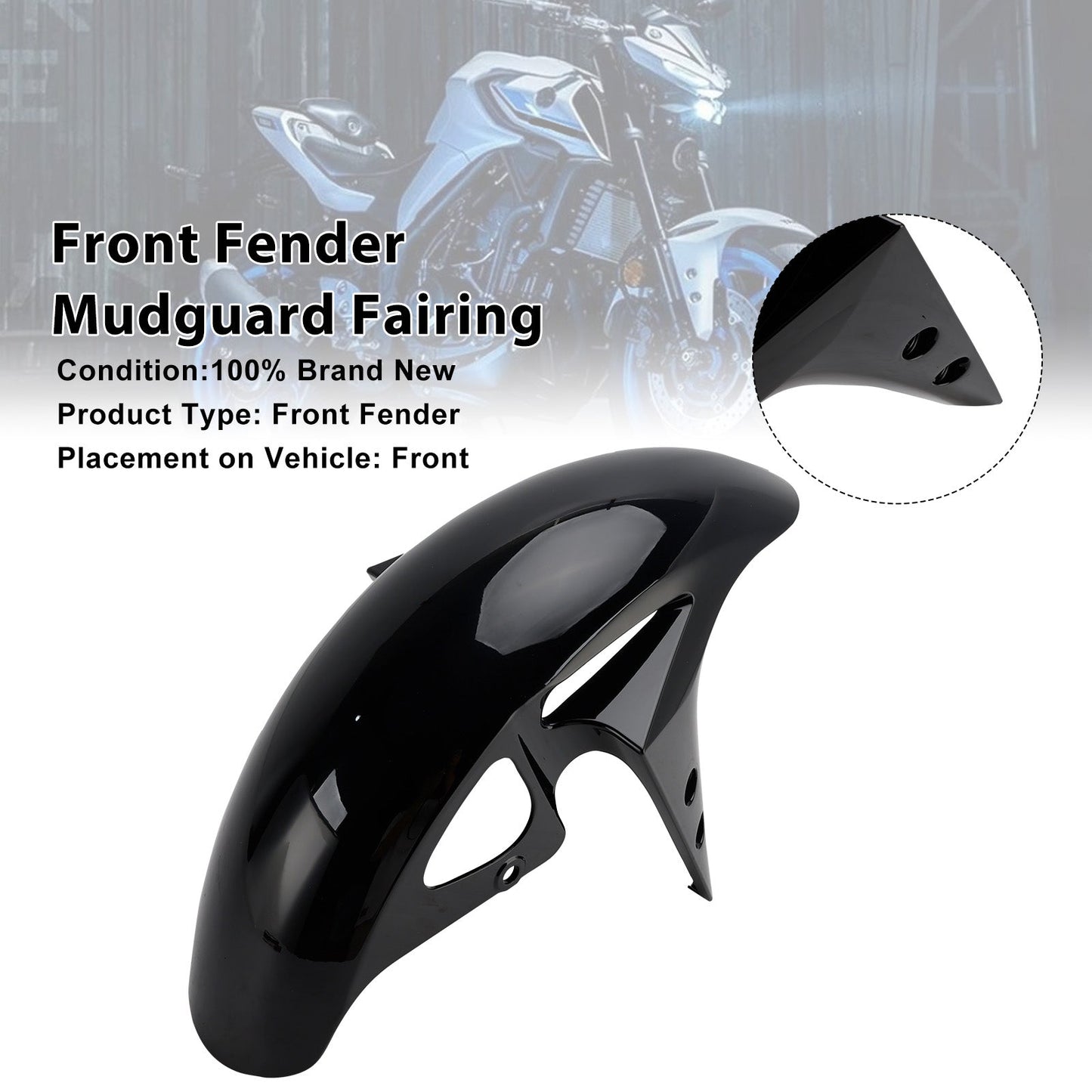 2025-2026 Yamaha YZF-R3 YZF R25 MT-03 Front Fender Mudguard Fairing