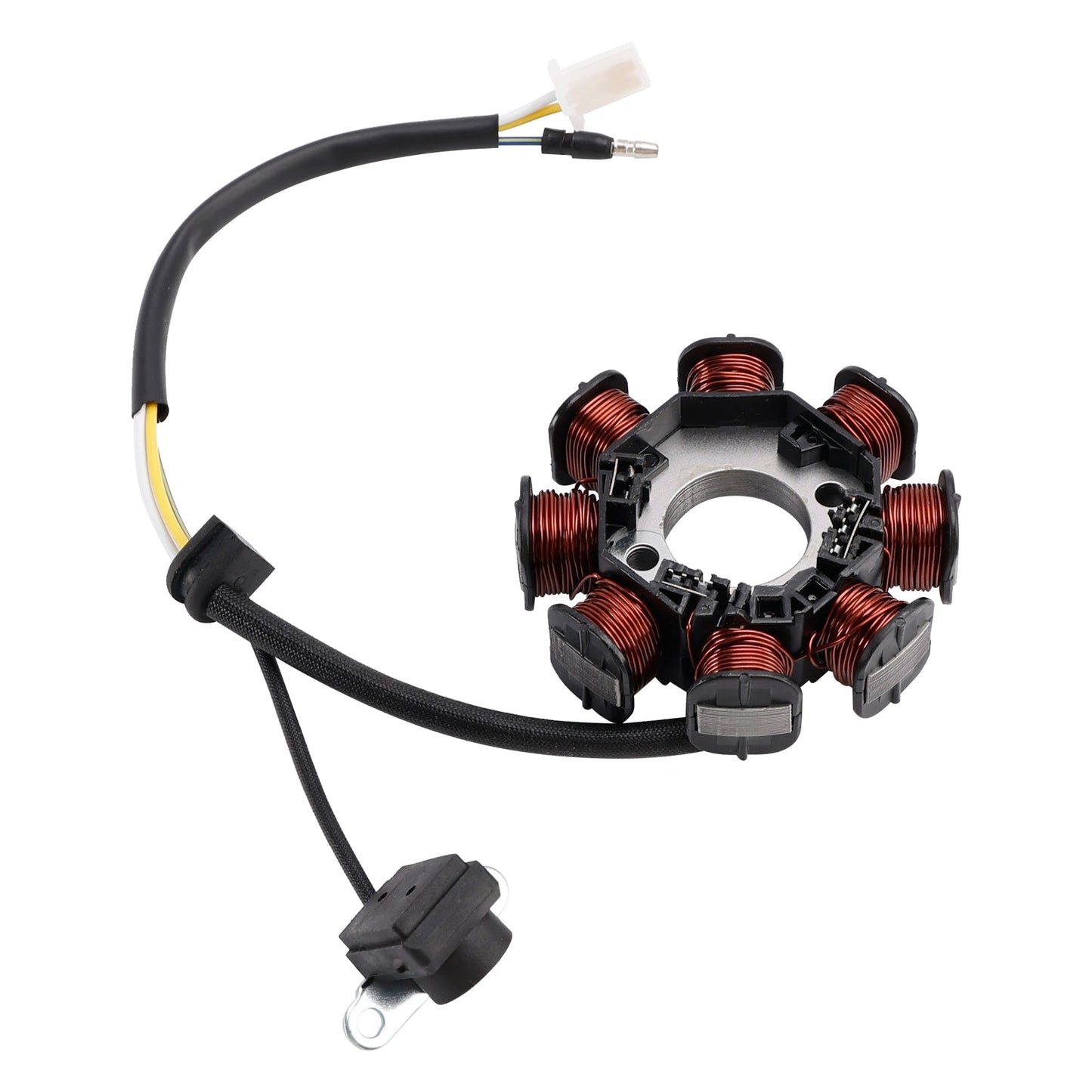 8 COIL - 3 WIRE - STATOR ASSY FOR KAWASAKI ZX 130 Xcite 2008-2010 21003-0014