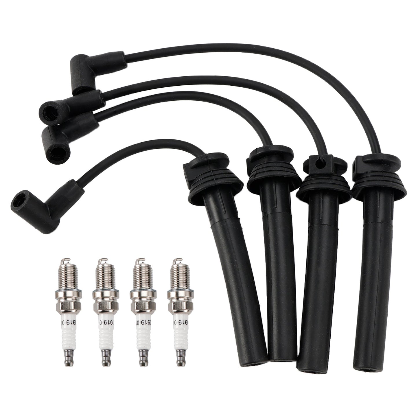 4PCS Spark Plugs Wire Set 54058 For Mini Cooper S 2002-2008-L4 1.6L