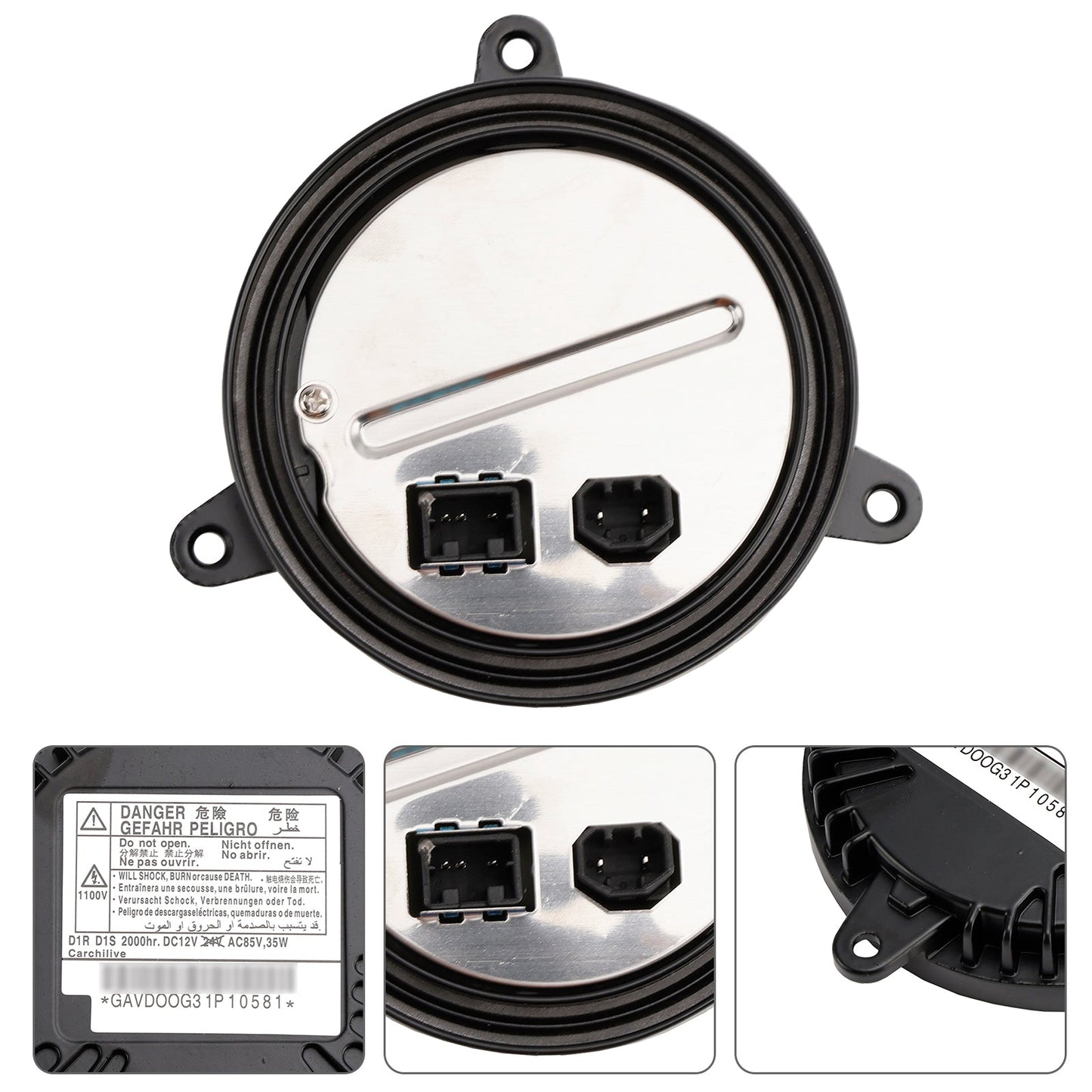 Xenon HID Headlight Electric Ballast D1S GAVD00G31P10581 For Cadillac